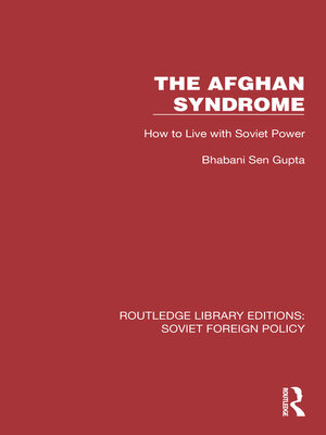 cover image of The Afghan Syndrome